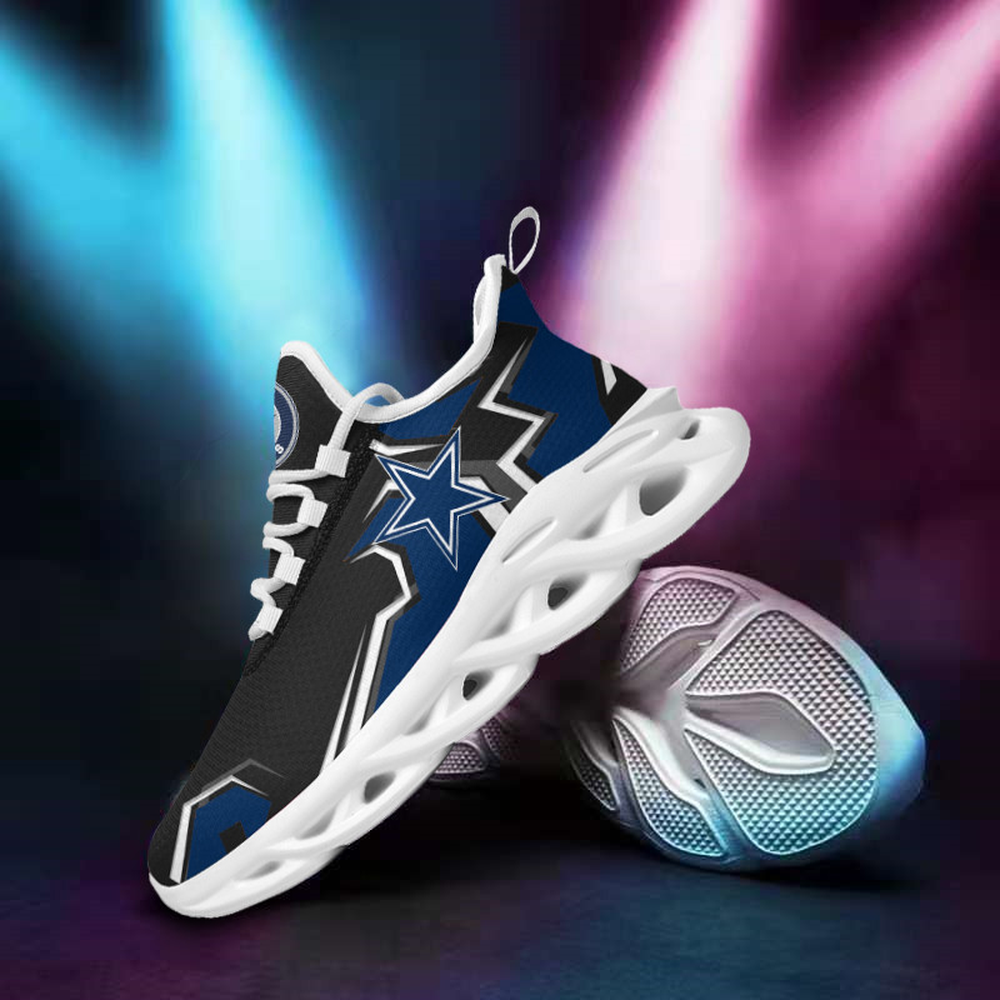 Dallas Cowboys Max Soul Shoes Sneakers for Men And Women – NFL Football Fan Shoes, Team Sneakers