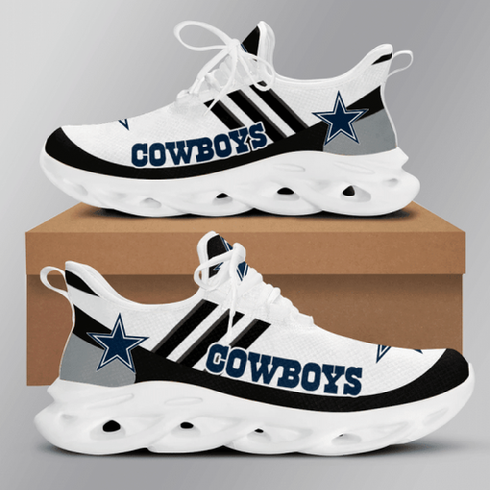 Dallas Cowboys Max Soul Shoes Sneakers for Men And Women – NFL Football Fan Shoes, Team Sneakers - Image 3