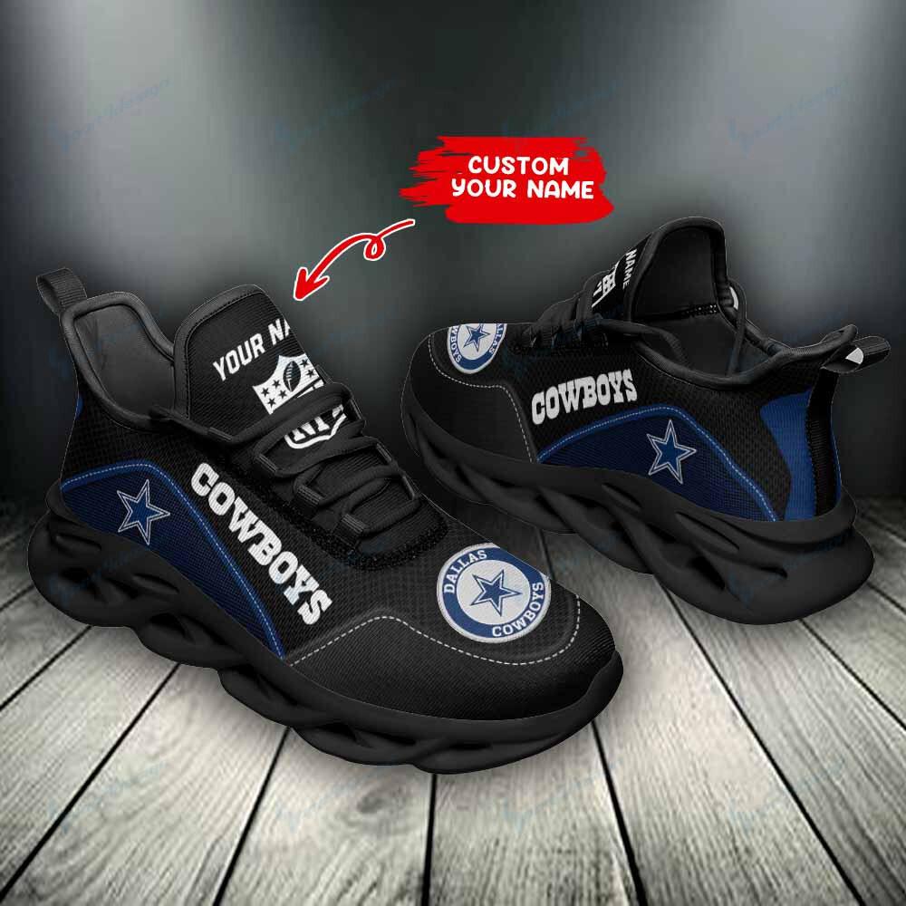 Dallas Cowboys Max Soul Shoes Sneakers for Men And Women – NFL Football Fan Shoes, Team Sneakers - Image 4