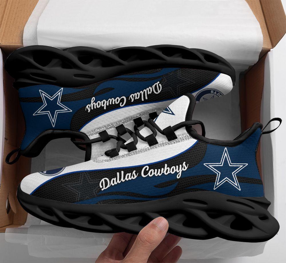 Dallas Cowboys Max Soul Shoes Sneakers for Men And Women – NFL Football Fan Shoes, Team Sneakers - Image 4