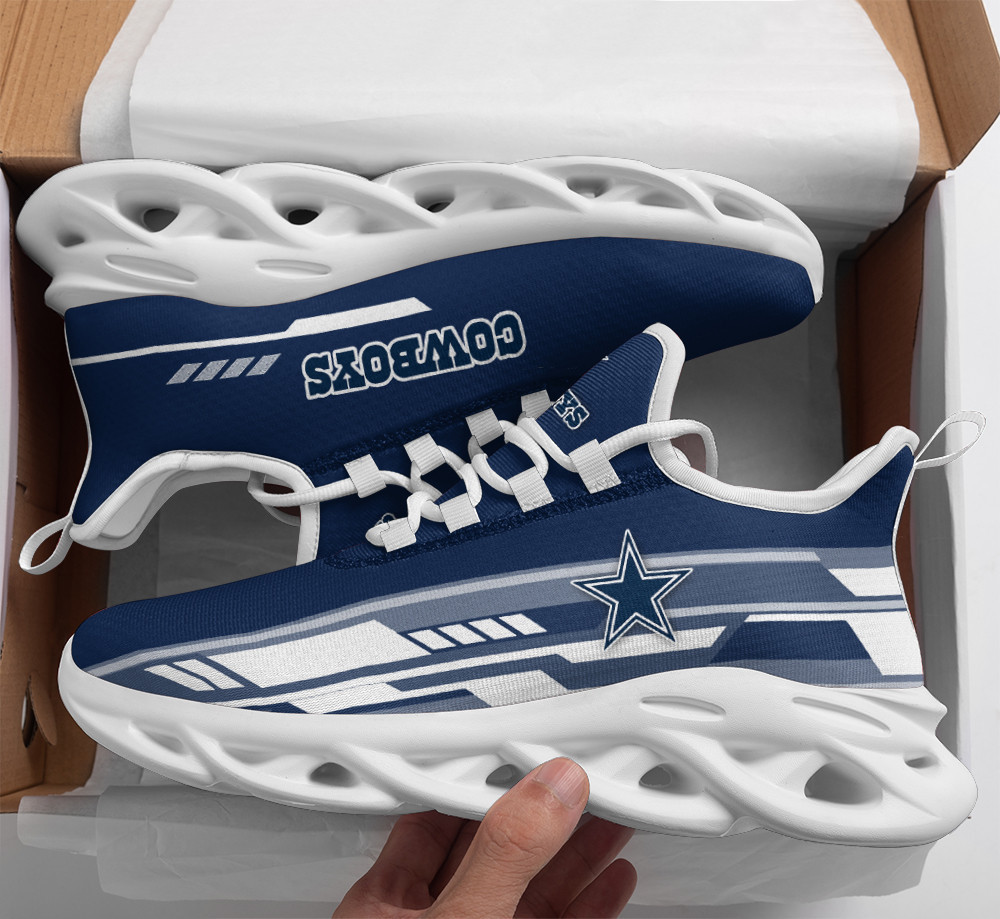 Dallas Cowboys Max Soul Shoes Sneakers for Men And Women – NFL Football Fan Shoes, Team Sneakers