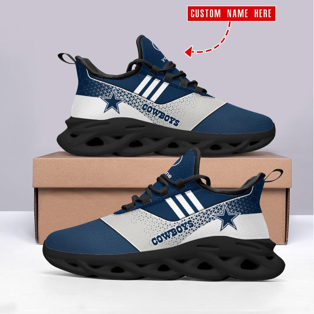 Dallas Cowboys Max Soul Shoes Sneakers for Men And Women – NFL Football Fan Shoes, Team Sneakers - Image 3