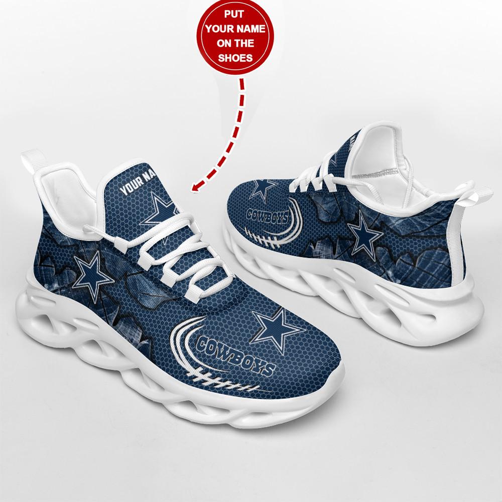 Dallas Cowboys Max Soul Shoes Sneakers for Men And Women – NFL Football Fan Shoes, Team Sneakers - Image 4