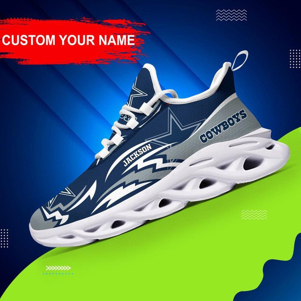 Dallas Cowboys Max Soul Shoes Sneakers for Men And Women – NFL Football Fan Shoes, Team Sneakers - Image 3