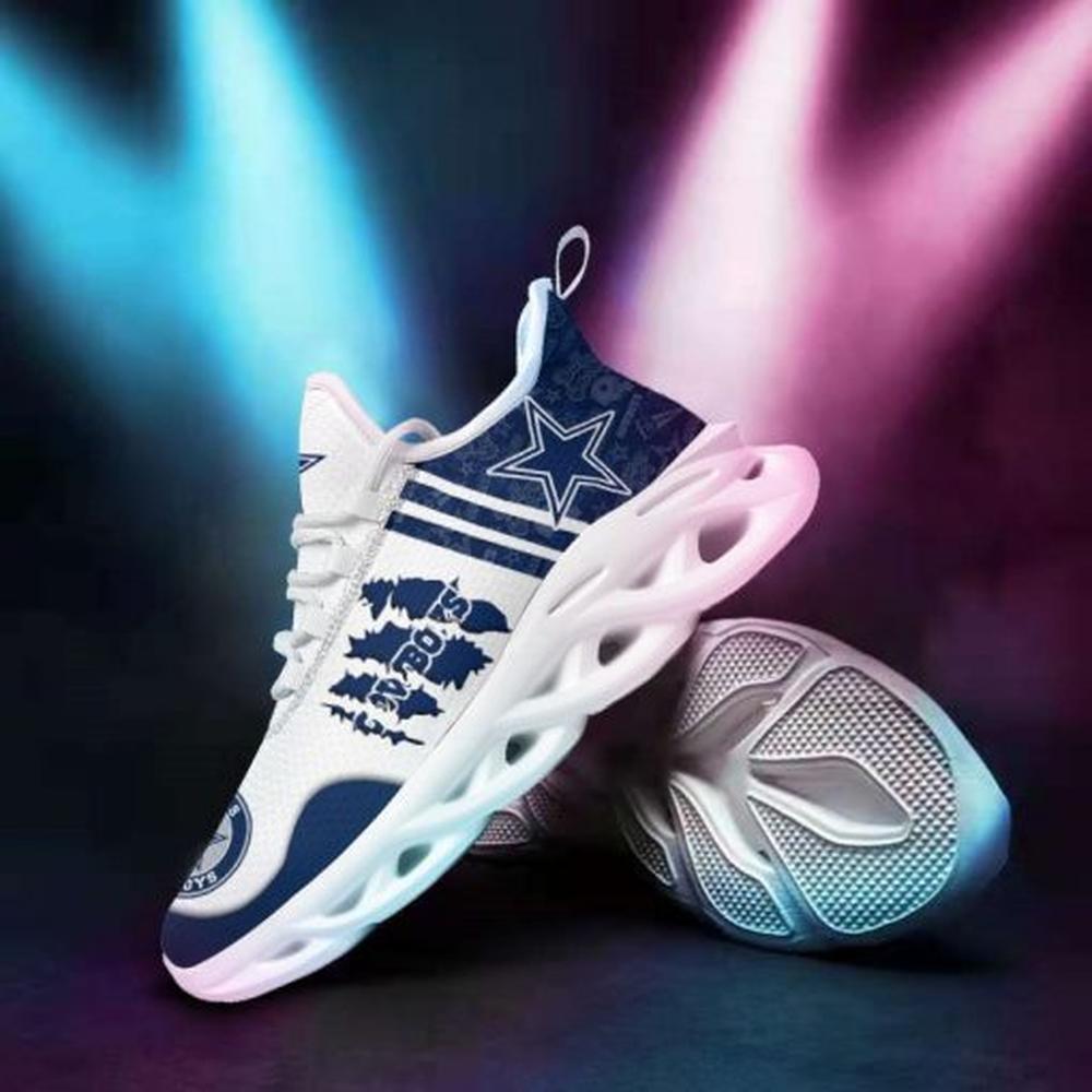 Dallas Cowboys Max Soul Shoes Sneakers for Men And Women – NFL Football Fan Shoes, Team Sneakers - Image 8