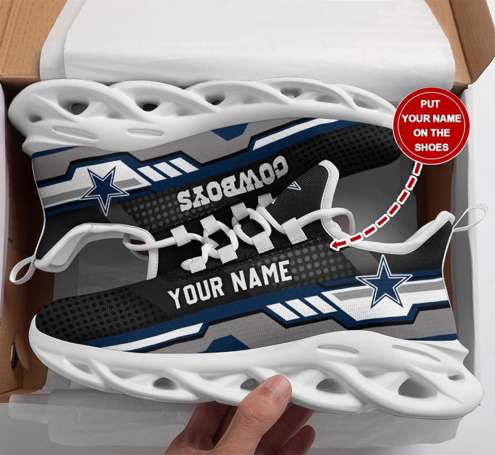 Dallas Cowboys Max Soul Shoes Sneakers for Men And Women – NFL Football Fan Shoes, Team Sneakers - Image 4
