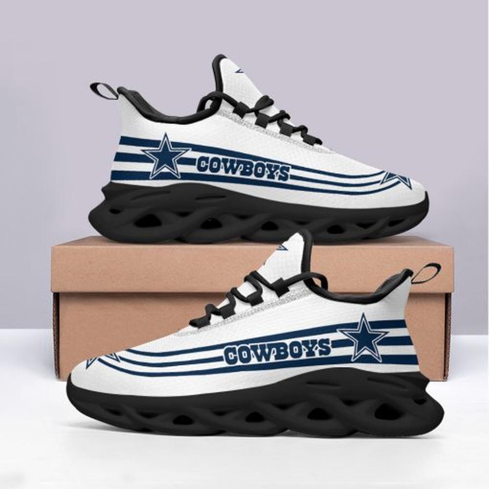 Dallas Cowboys Max Soul Shoes Sneakers for Men And Women – NFL Football Fan Shoes, Team Sneakers - Image 4