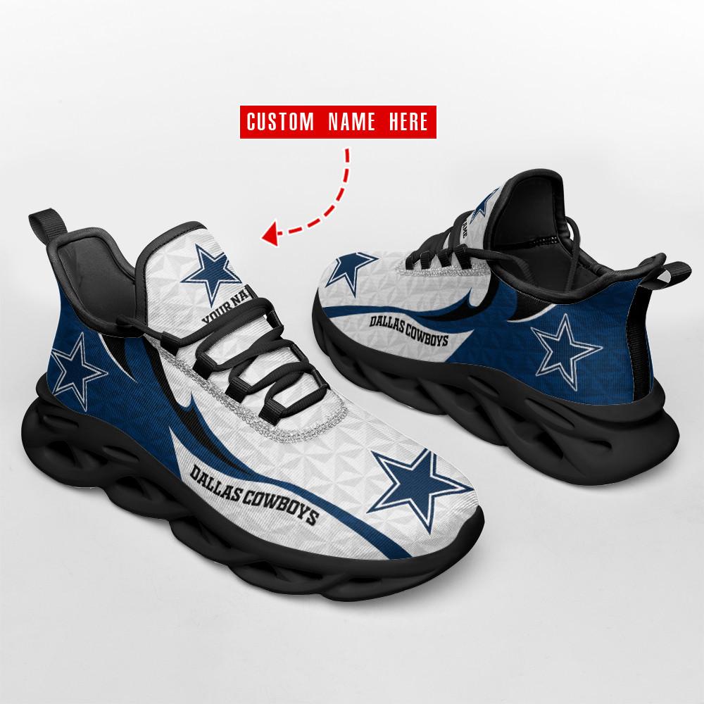 Dallas Cowboys Max Soul Shoes Sneakers for Men And Women – NFL Football Fan Shoes, Team Sneakers - Image 3