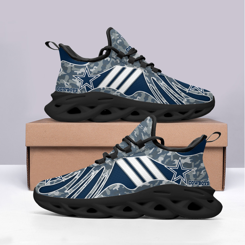 Dallas Cowboys Max Soul Shoes Sneakers for Men And Women – NFL Football Fan Shoes, Team Sneakers