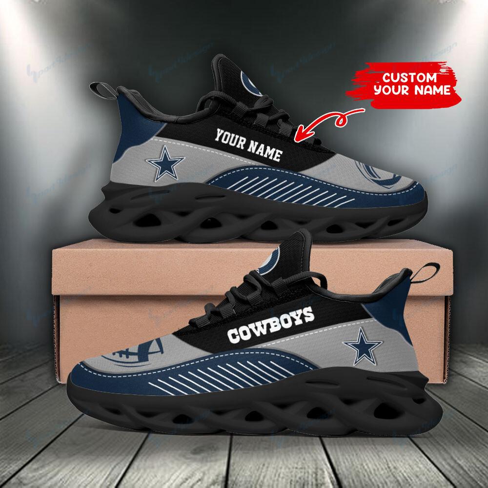 Dallas Cowboys Max Soul Shoes Sneakers for Men And Women – NFL Football Fan Shoes, Team Sneakers - Image 3