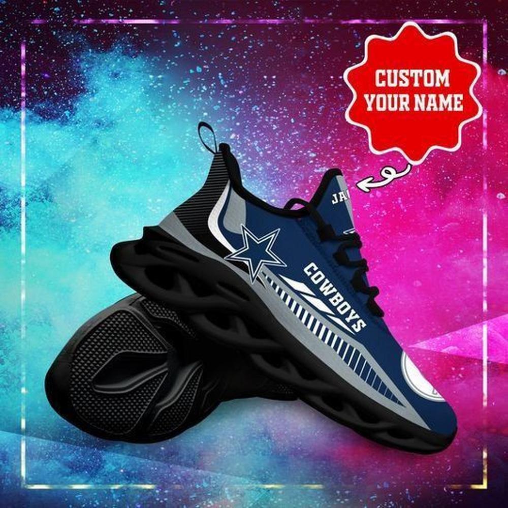 Dallas Cowboys Max Soul Shoes Sneakers for Men And Women – NFL Football Fan Shoes, Team Sneakers - Image 4