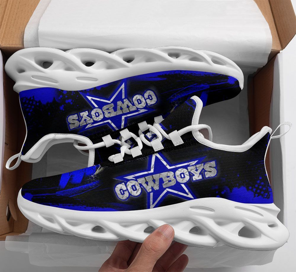 Dallas Cowboys Max Soul Shoes Sneakers for Men And Women – NFL Football Fan Shoes, Team Sneakers