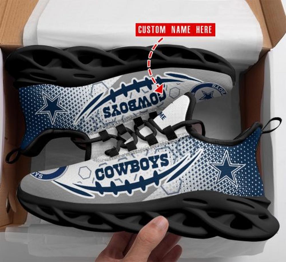 Dallas Cowboys Max Soul Shoes Sneakers for Men And Women – NFL Football Fan Shoes, Team Sneakers - Image 5
