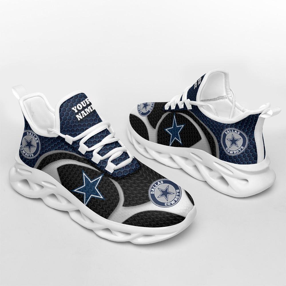 Dallas Cowboys Max Soul Shoes Sneakers for Men And Women – NFL Football Fan Shoes, Team Sneakers - Image 4