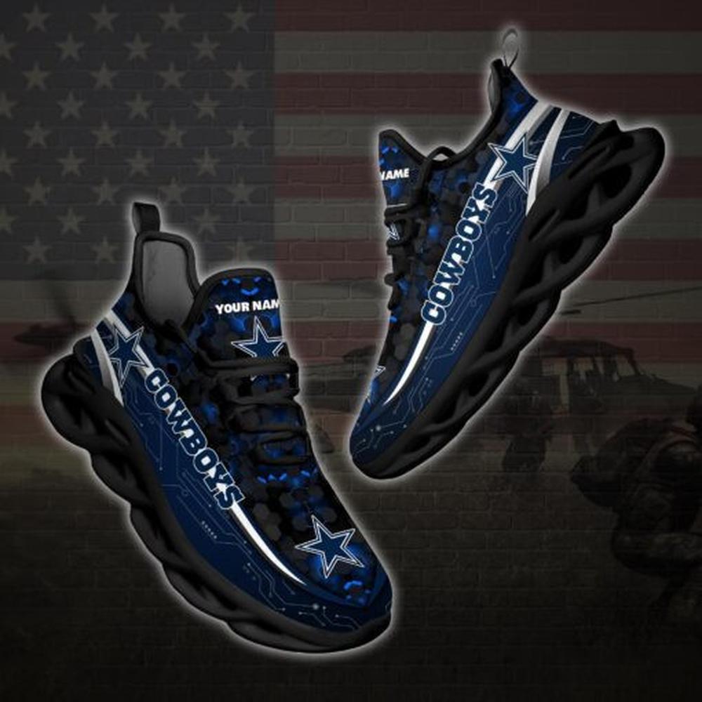 Dallas Cowboys Max Soul Shoes Sneakers for Men And Women – NFL Football Fan Shoes, Team Sneakers - Image 3