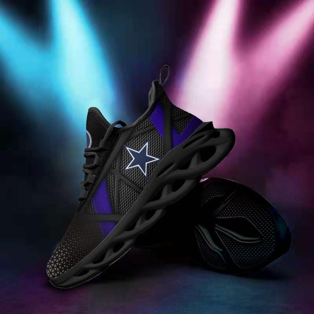 Dallas Cowboys Max Soul Shoes Sneakers for Men And Women – NFL Football Fan Shoes, Team Sneakers - Image 3