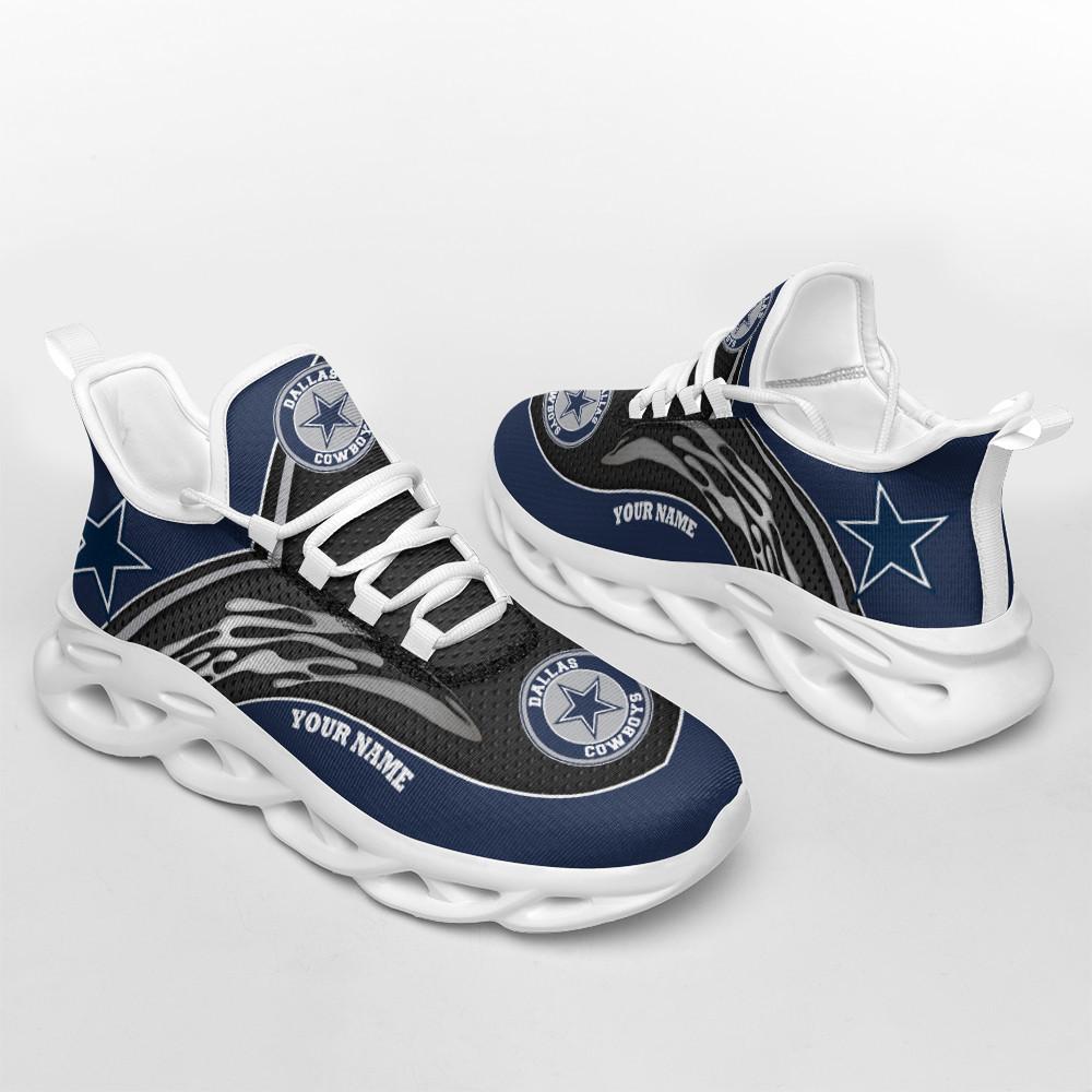 Dallas Cowboys Max Soul Shoes Sneakers for Men And Women – NFL Football Fan Shoes, Team Sneakers - Image 4