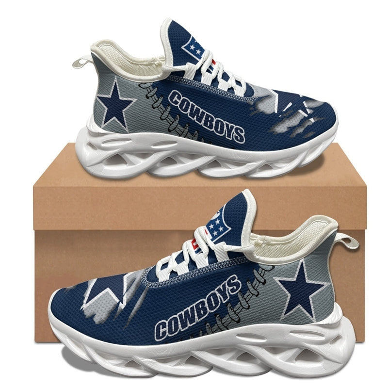 Dallas Cowboys Max Soul Shoes Sneakers for Men And Women – NFL Football Fan Shoes, Team Sneakers - Image 4