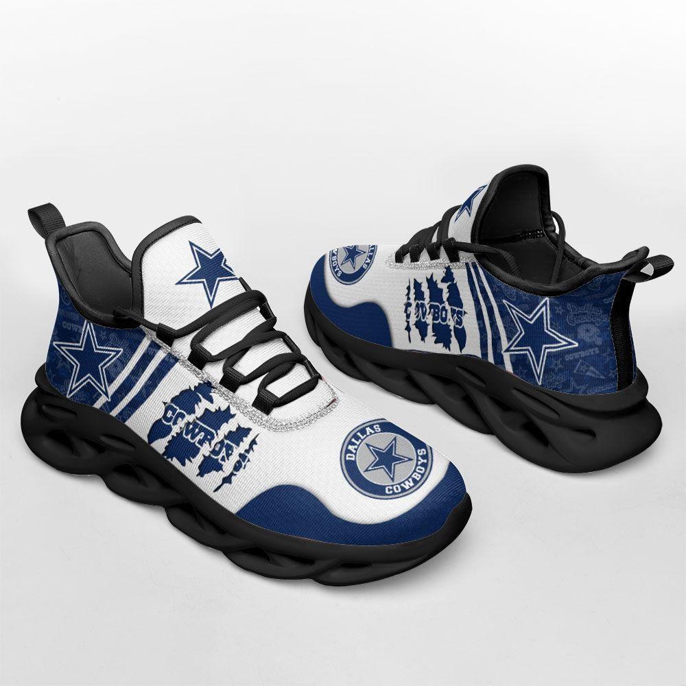 Dallas Cowboys Max Soul Shoes Sneakers for Men And Women – NFL Football Fan Shoes, Team Sneakers - Image 5