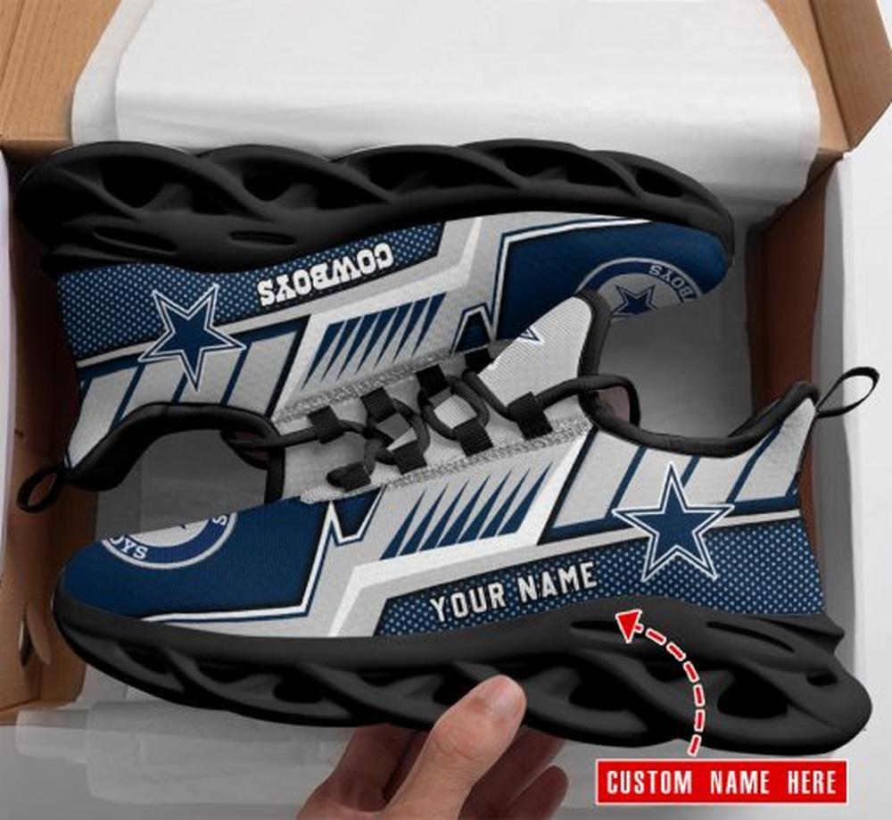 Dallas Cowboys Max Soul Shoes Sneakers for Men And Women – NFL Football Fan Shoes, Team Sneakers - Image 5