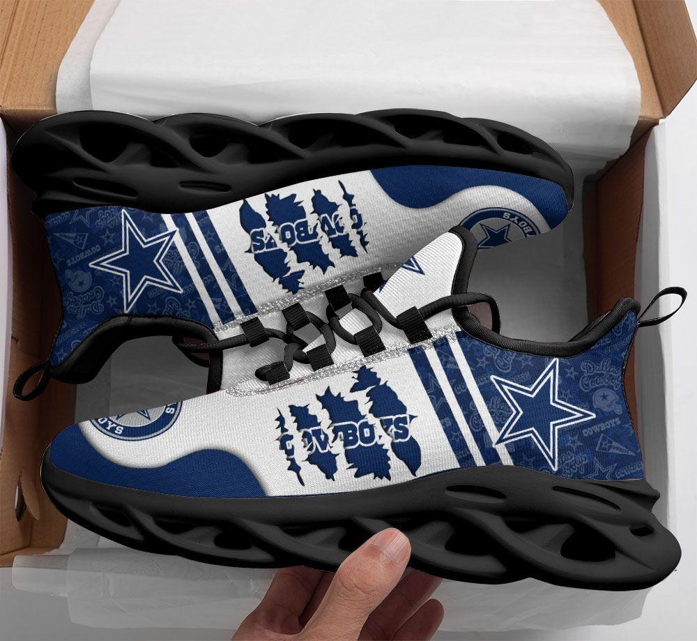 Dallas Cowboys Max Soul Shoes Sneakers for Men And Women – NFL Football Fan Shoes, Team Sneakers - Image 6