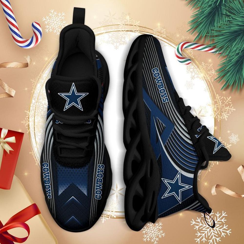 Dallas Cowboys Max Soul Shoes Sneakers for Men And Women – NFL Football Fan Shoes, Team Sneakers - Image 4