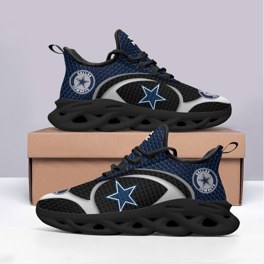 Dallas Cowboys Max Soul Shoes Sneakers for Men And Women – NFL Football Fan Shoes, Team Sneakers