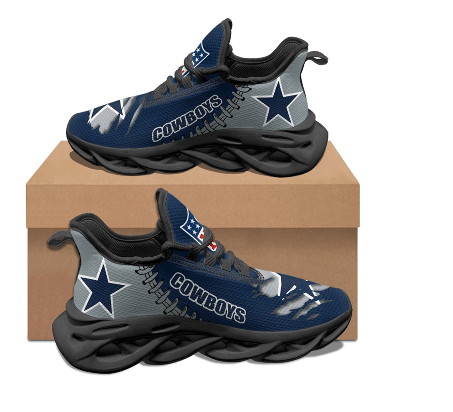 Dallas Cowboys Max Soul Shoes Sneakers for Men And Women – NFL Football Fan Shoes, Team Sneakers - Image 7