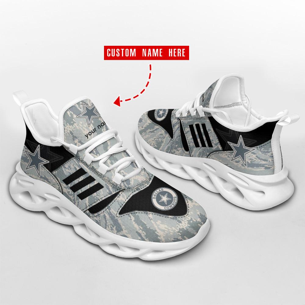 Dallas Cowboys Max Soul Shoes Sneakers for Men And Women – NFL Football Fan Shoes, Team Sneakers - Image 4