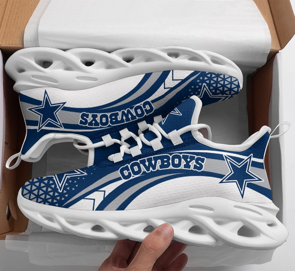 Dallas Cowboys Max Soul Shoes Sneakers for Men And Women – NFL Football Fan Shoes, Team Sneakers
