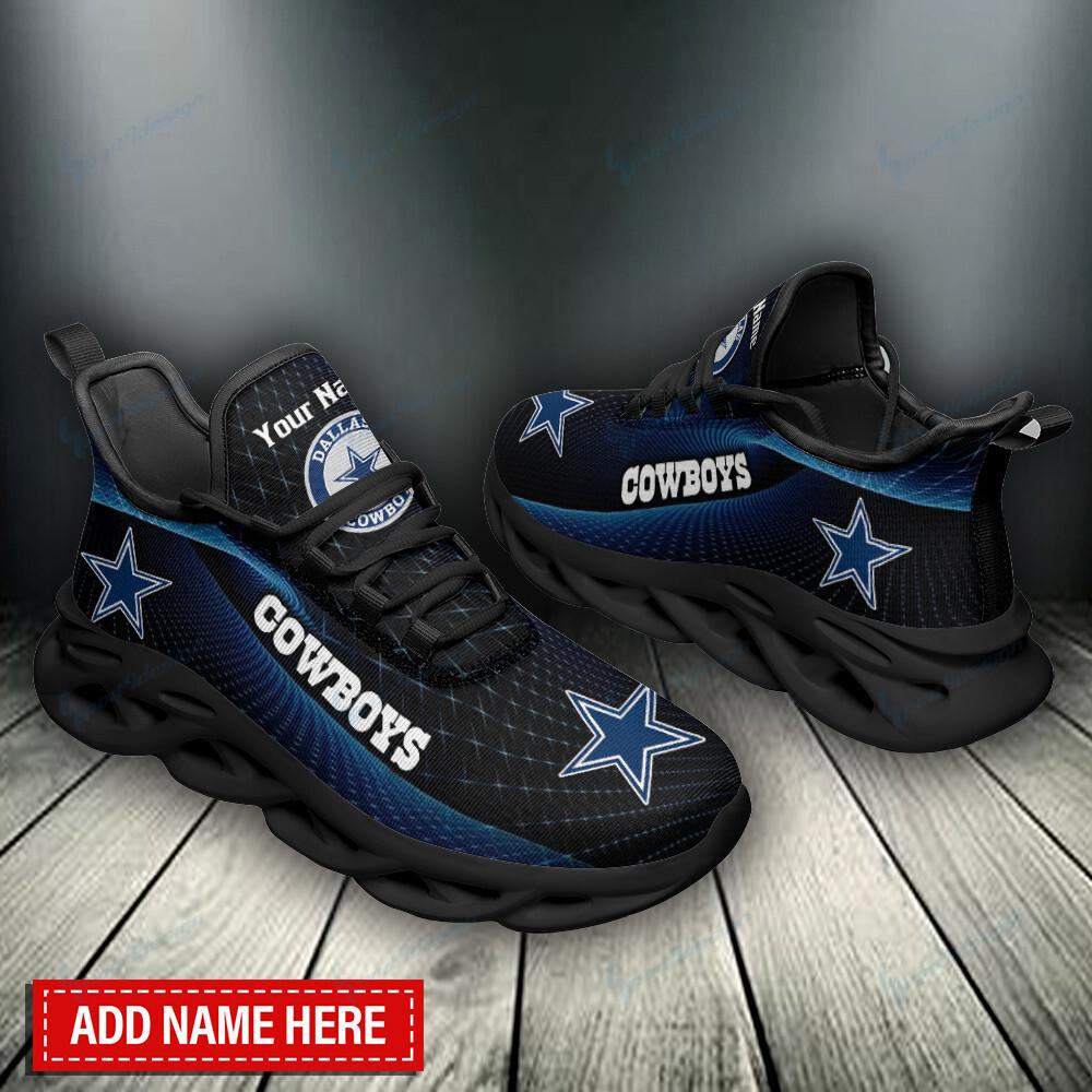 Dallas Cowboys Max Soul Shoes Sneakers for Men And Women – NFL Football Fan Shoes, Team Sneakers - Image 4