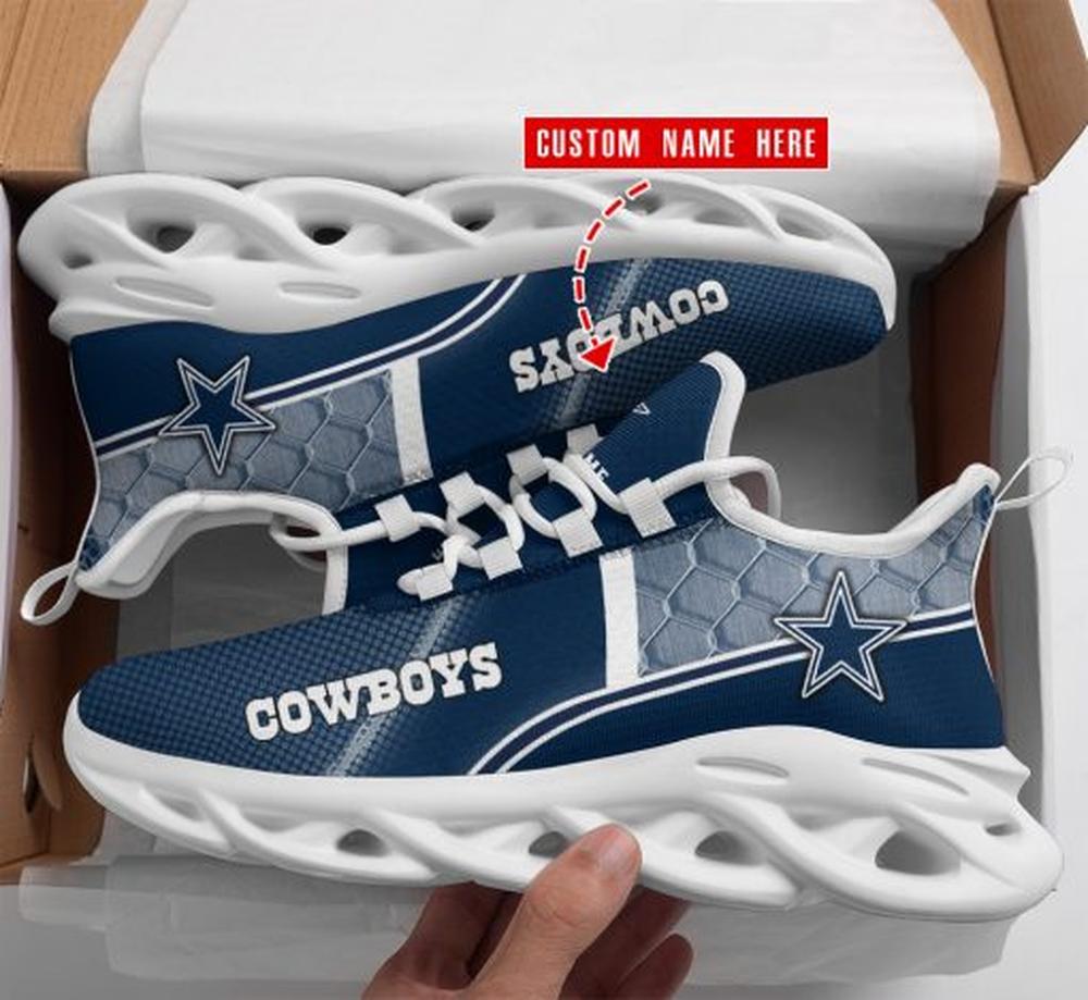 Dallas Cowboys Max Soul Shoes Sneakers for Men And Women – NFL Football Fan Shoes, Team Sneakers - Image 5