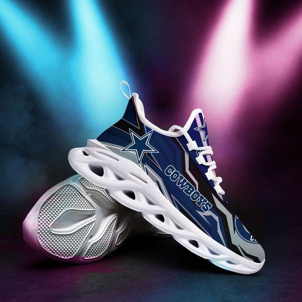 Dallas Cowboys Max Soul Shoes Sneakers for Men And Women – NFL Football Fan Shoes, Team Sneakers