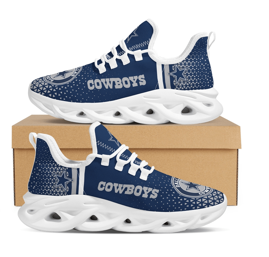 Dallas Cowboys Max Soul Shoes Sneakers for Men And Women – NFL Football Fan Shoes, Team Sneakers