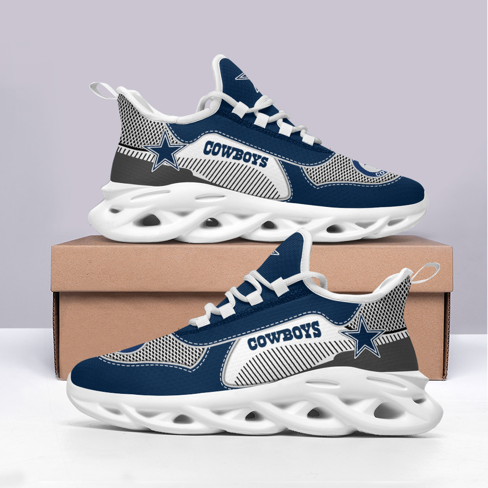 Dallas Cowboys Max Soul Shoes Sneakers for Men And Women – NFL Football Fan Shoes, Team Sneakers