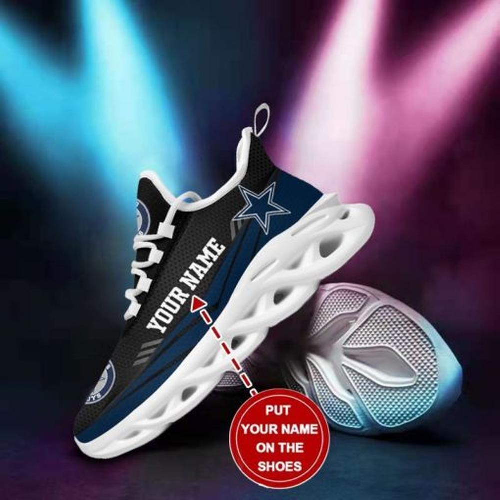 Dallas Cowboys Max Soul Shoes Sneakers for Men And Women – NFL Football Fan Shoes, Team Sneakers - Image 5
