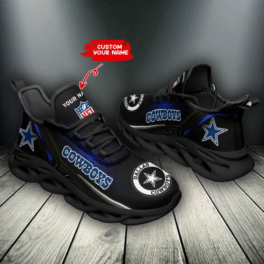 Dallas Cowboys Max Soul Shoes Sneakers for Men And Women – NFL Football Fan Shoes, Team Sneakers - Image 4