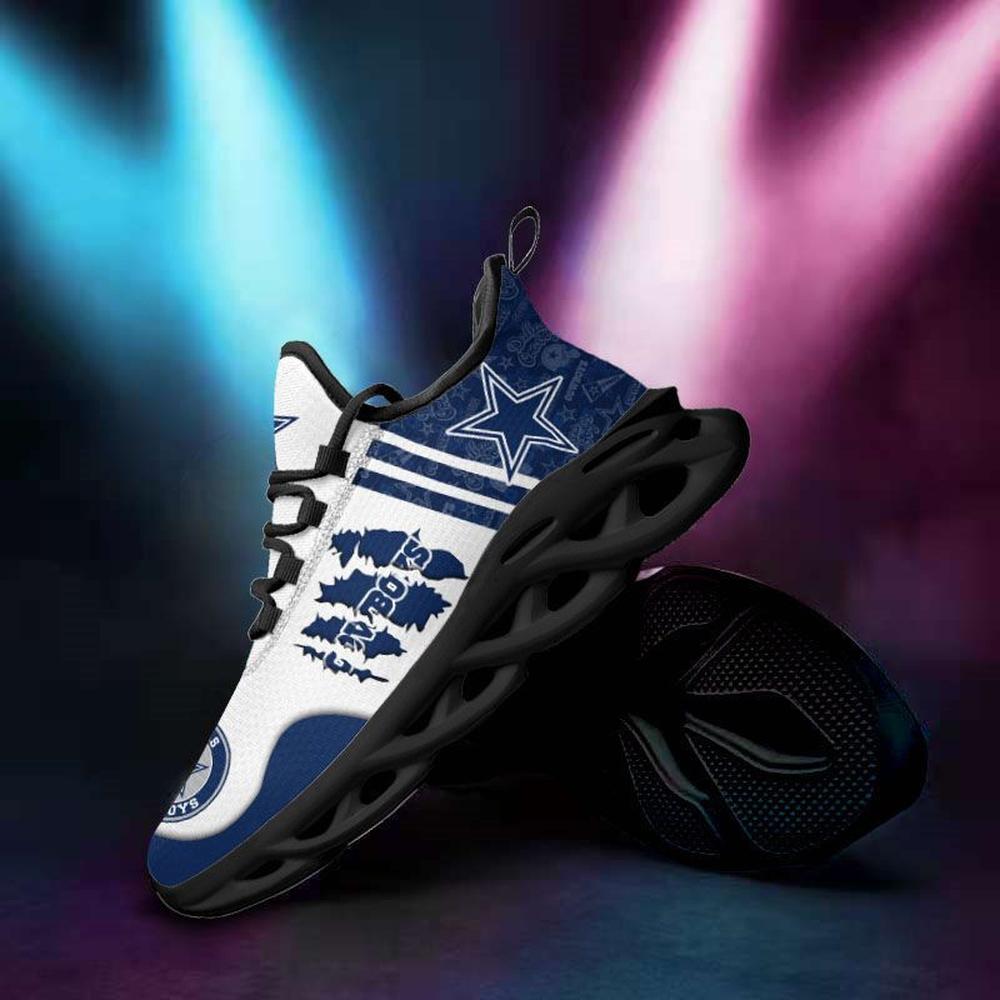 Dallas Cowboys Max Soul Shoes Sneakers for Men And Women – NFL Football Fan Shoes, Team Sneakers - Image 4