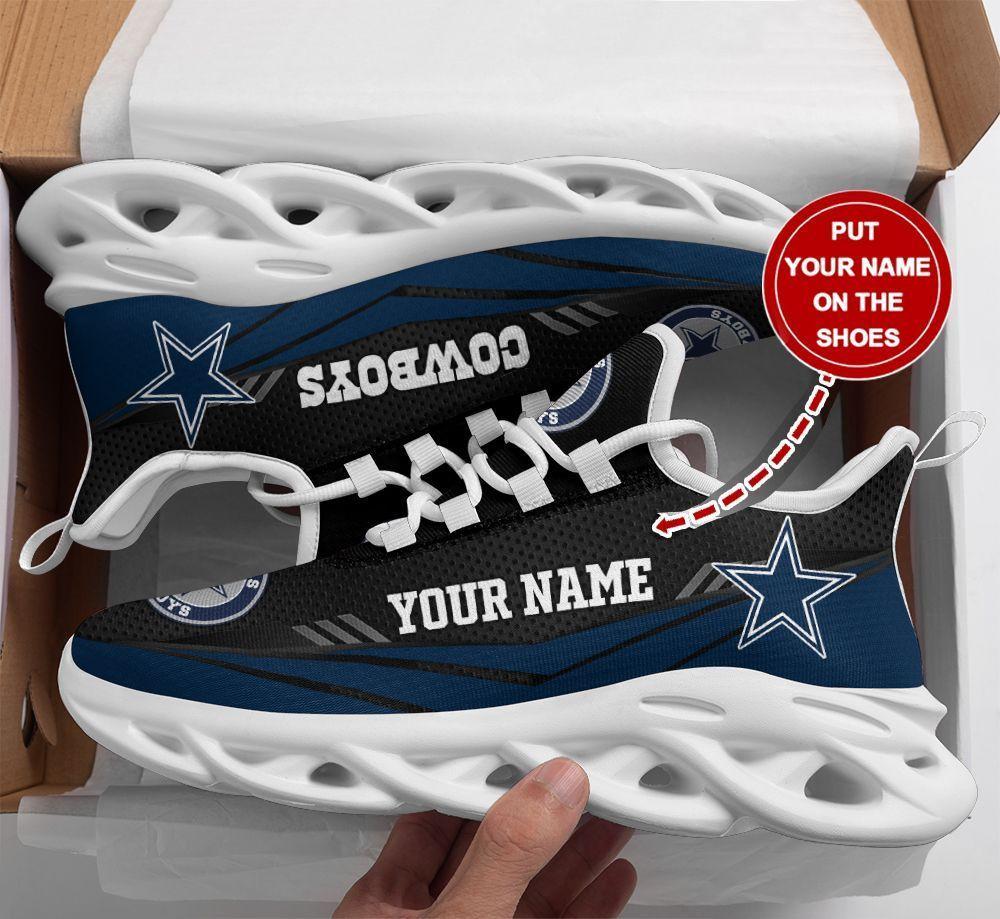 Dallas Cowboys Max Soul Shoes Sneakers for Men And Women – NFL Football Fan Shoes, Team Sneakers - Image 4