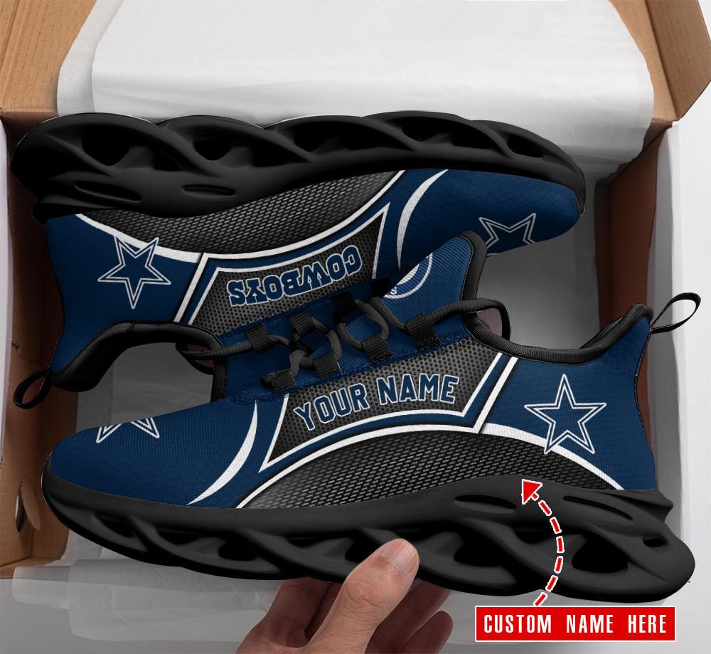 Dallas Cowboys Max Soul Shoes Sneakers for Men And Women – NFL Football Fan Shoes, Team Sneakers - Image 3
