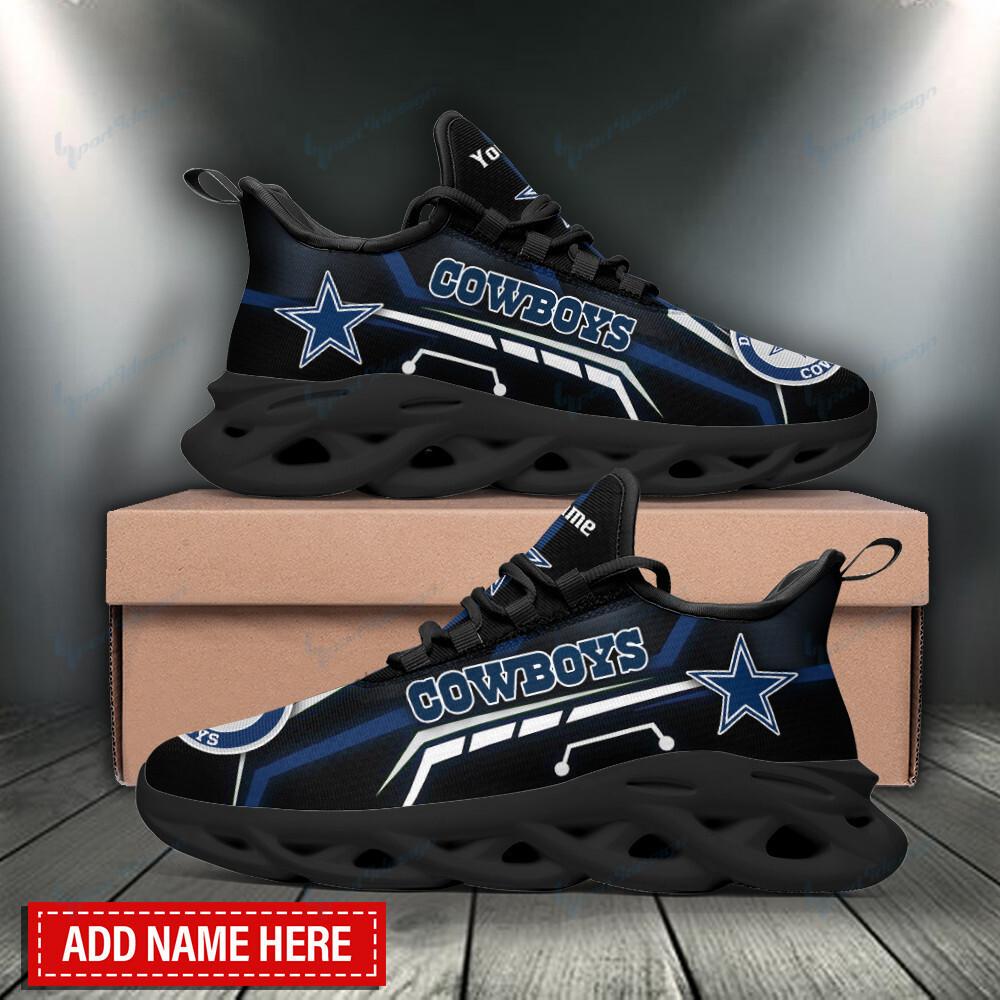 Dallas Cowboys Max Soul Shoes Sneakers for Men And Women – NFL Football Fan Shoes, Team Sneakers - Image 3