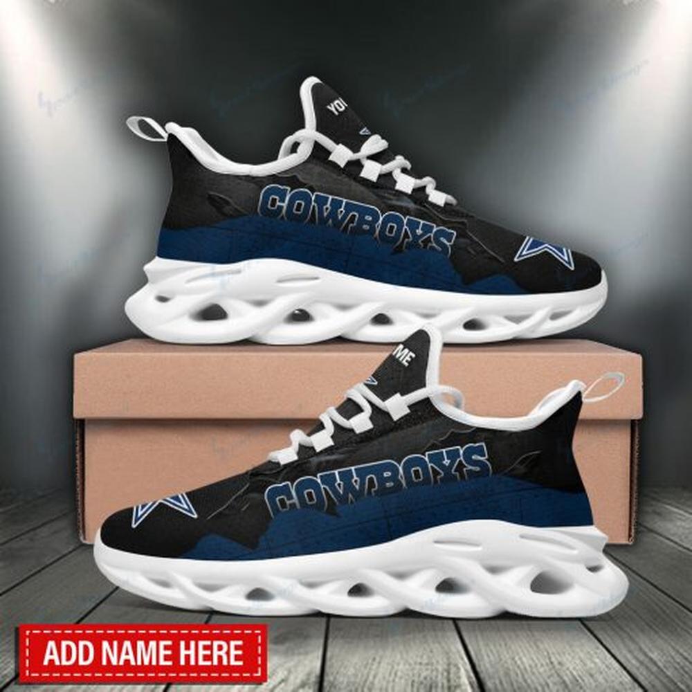 Dallas Cowboys Max Soul Shoes Sneakers for Men And Women – NFL Football Fan Shoes, Team Sneakers - Image 5