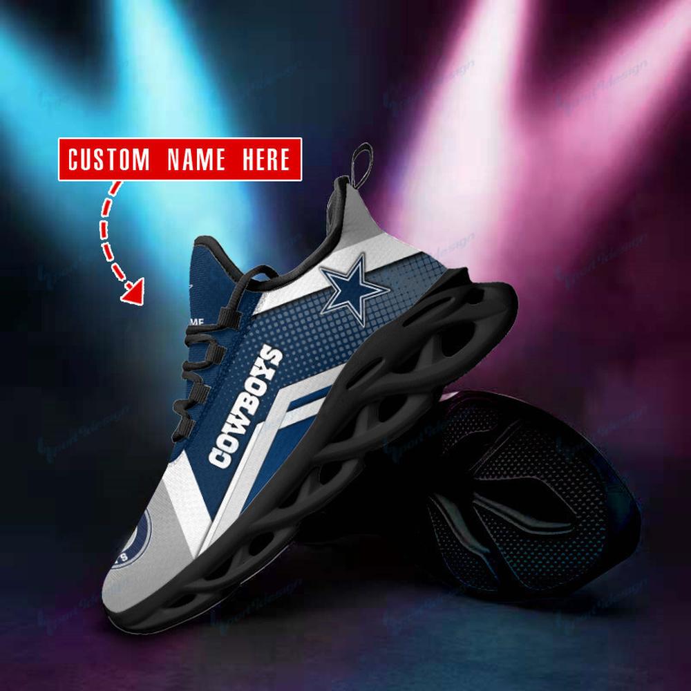 Dallas Cowboys Max Soul Shoes Sneakers for Men And Women – NFL Football Fan Shoes, Team Sneakers - Image 4