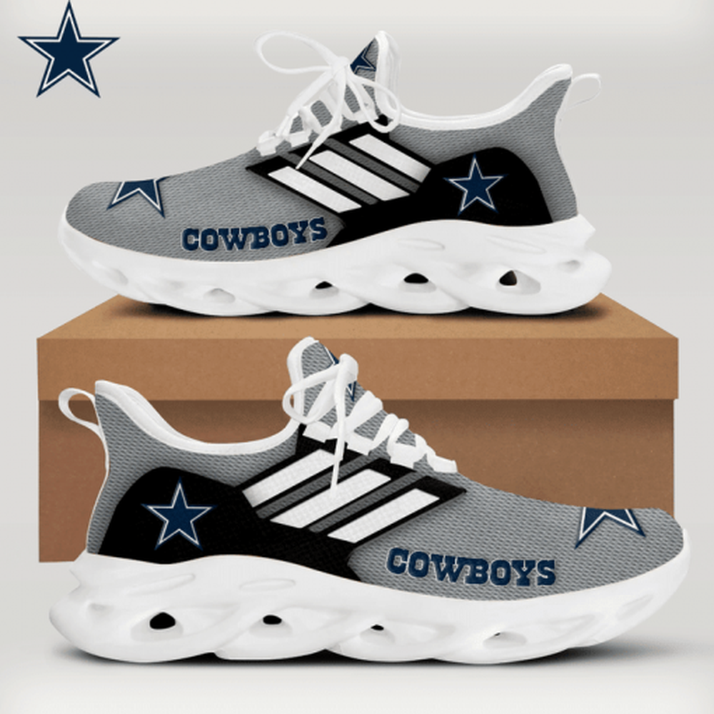 Dallas Cowboys Max Soul Shoes Sneakers for Men And Women – NFL Football Fan Shoes, Team Sneakers - Image 3