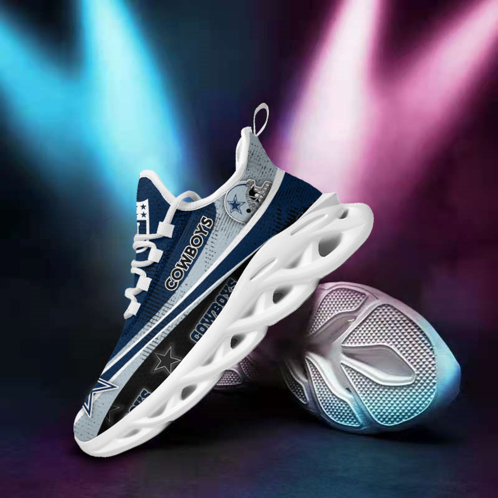 Dallas Cowboys Max Soul Shoes Sneakers for Men And Women – NFL Football Fan Shoes, Team Sneakers