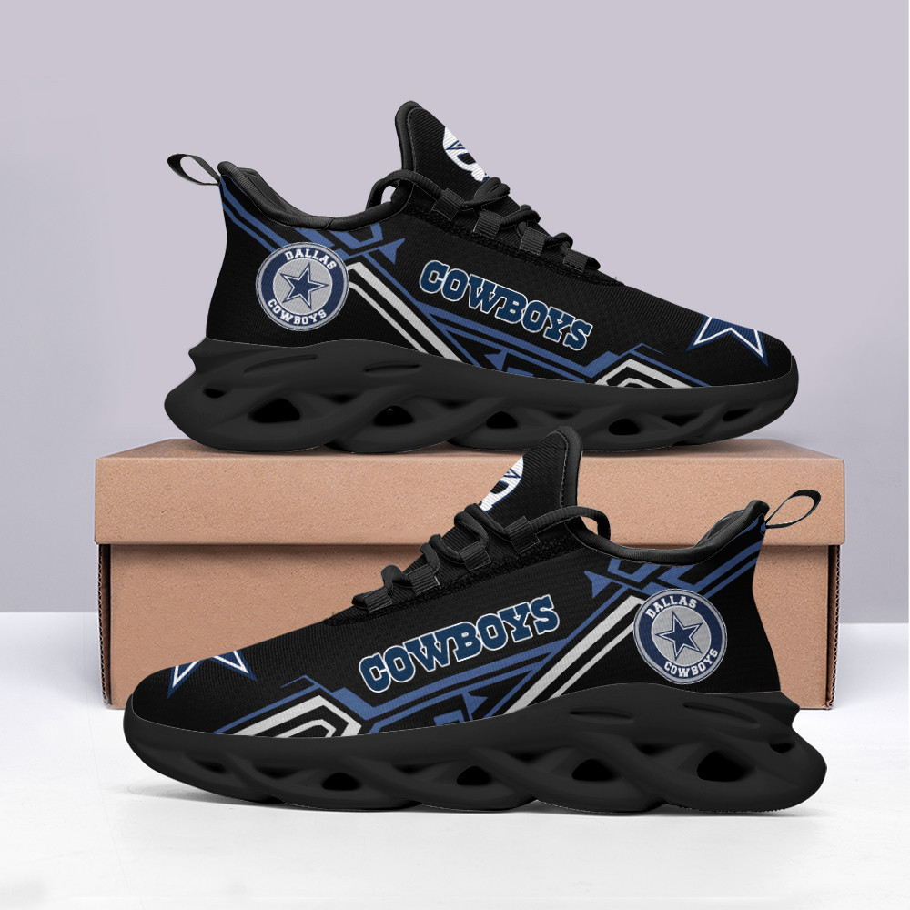 Dallas Cowboys Max Soul Shoes Sneakers for Men And Women – NFL Football Fan Shoes, Team Sneakers