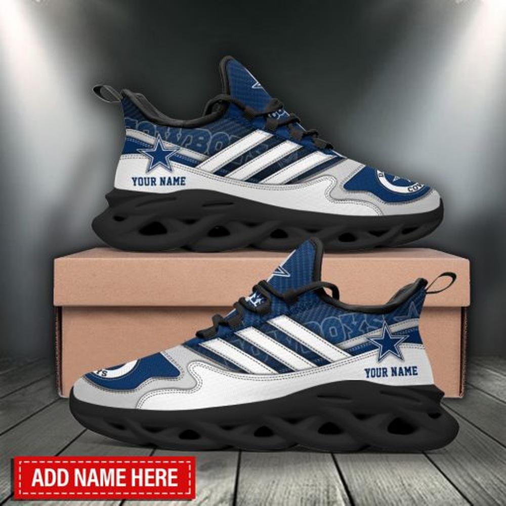 Dallas Cowboys Max Soul Shoes Sneakers for Men And Women – NFL Football Fan Shoes, Team Sneakers - Image 5