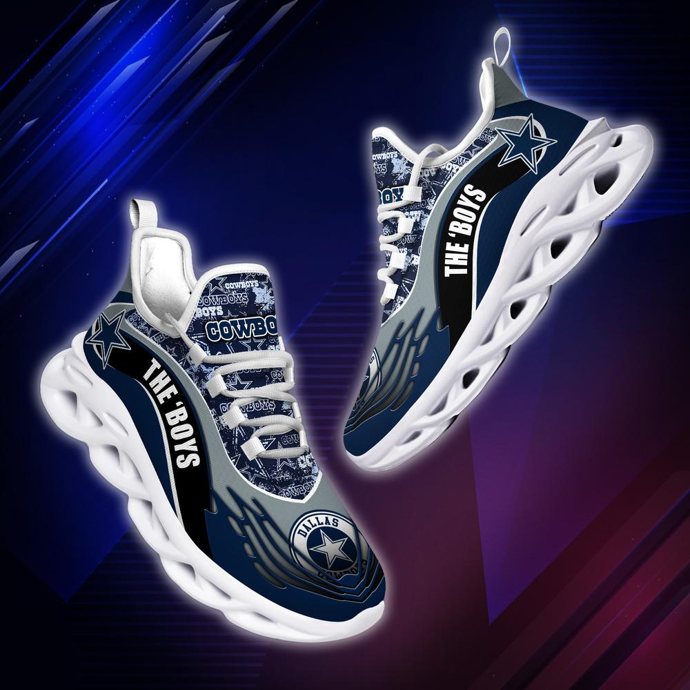 Dallas Cowboys Max Soul Shoes Sneakers for Men And Women – NFL Football Fan Shoes, Team Sneakers - Image 3