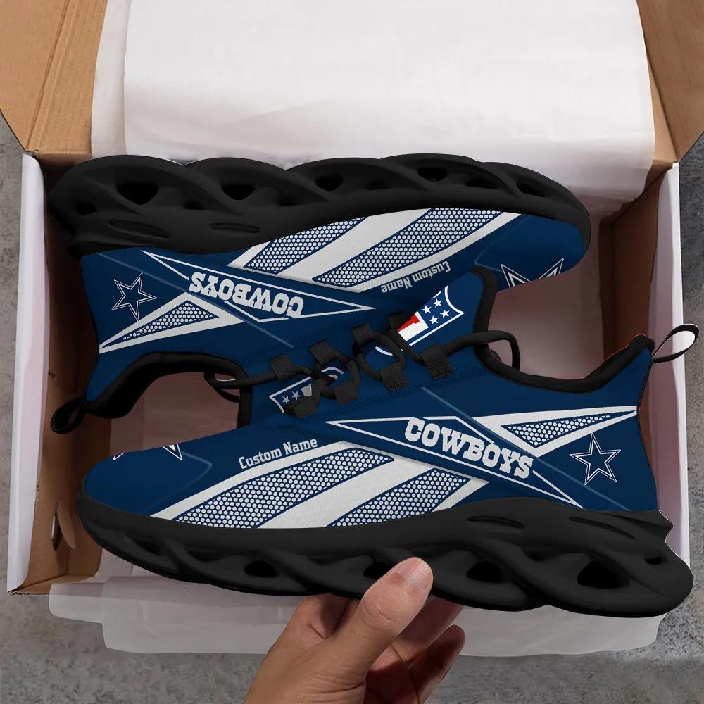 Dallas Cowboys Max Soul Shoes Sneakers for Men And Women – NFL Football Fan Shoes, Team Sneakers - Image 3