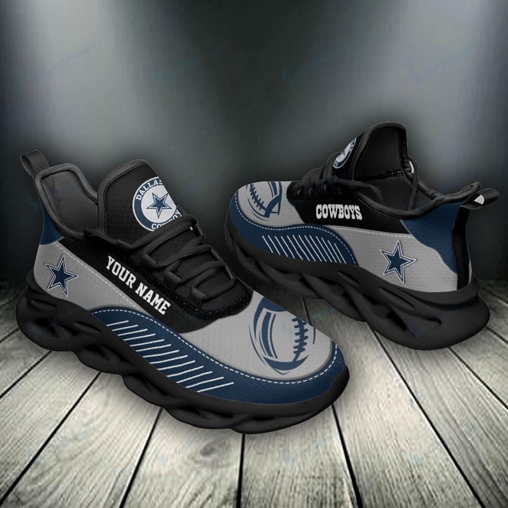 Dallas Cowboys Max Soul Shoes Sneakers for Men And Women – NFL Football Fan Shoes, Team Sneakers - Image 4